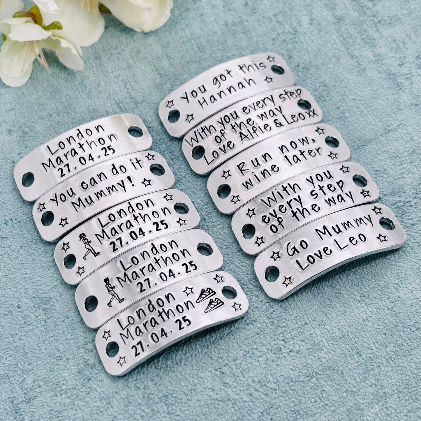 Marathon Trainer Tags, Running Shoe Tags