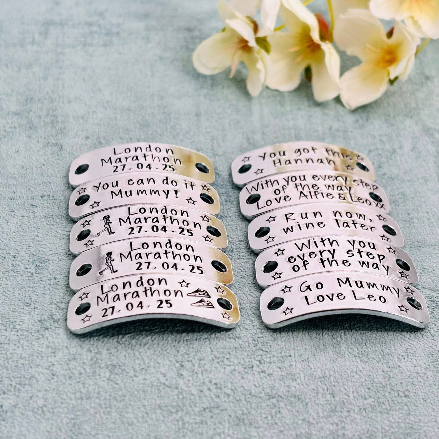 Marathon Trainer Tags, Running Shoe Tags