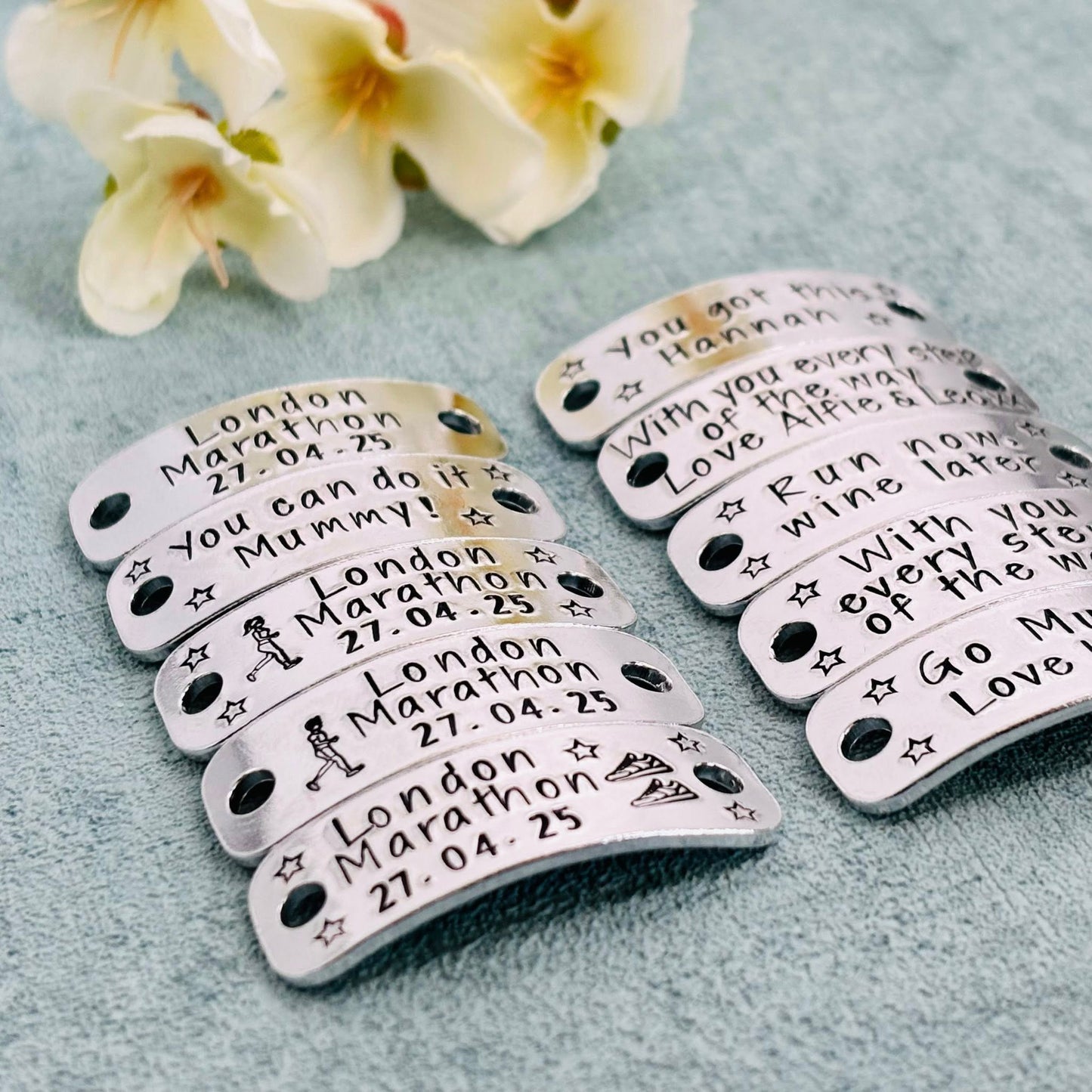 Marathon Trainer Tags, Running Shoe Tags