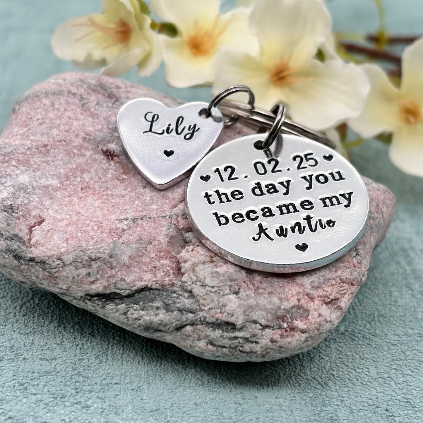 'The Day You Became My Auntie' Keyring