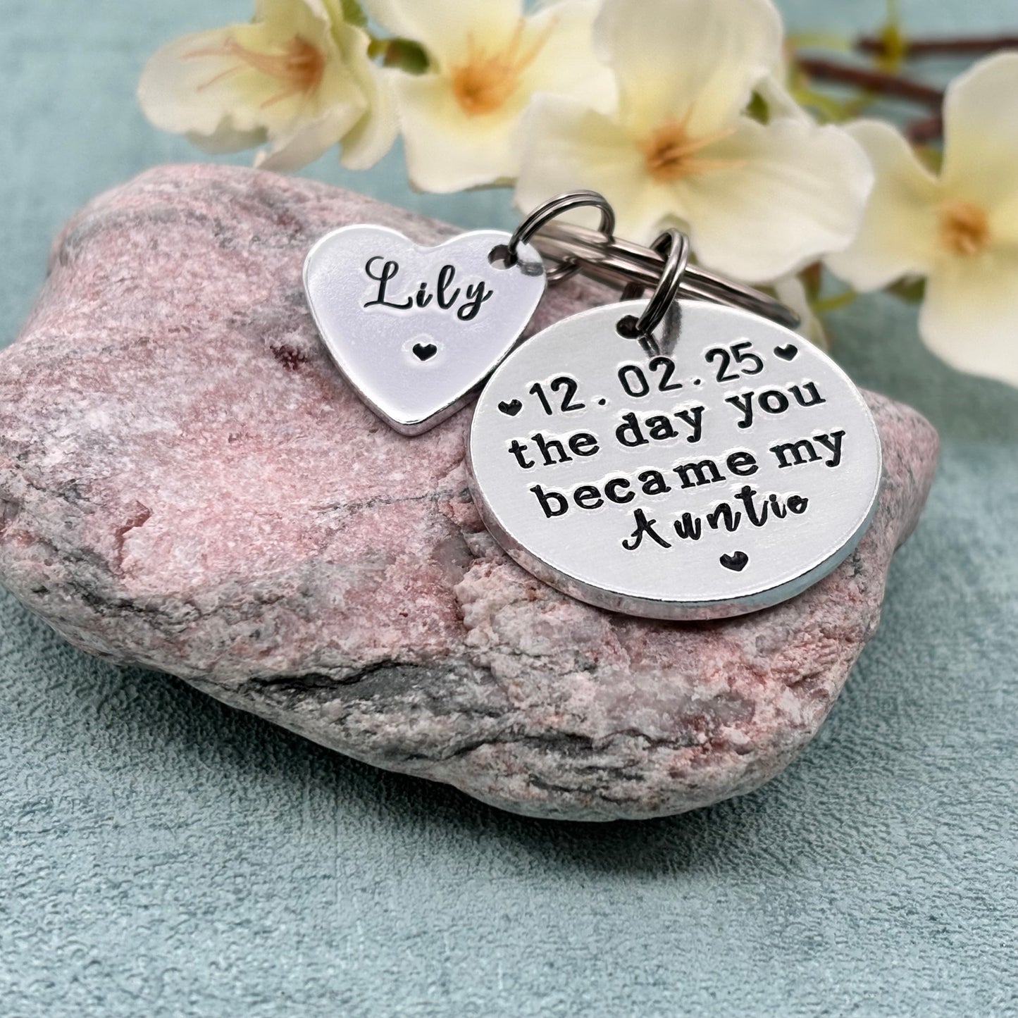 'The Day You Became My Auntie' Keyring