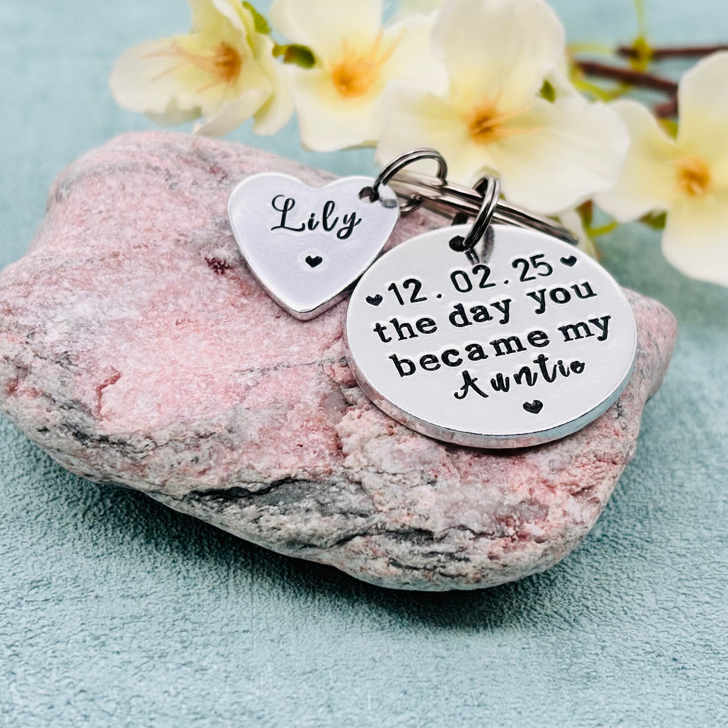 'The Day You Became My Auntie' Keyring