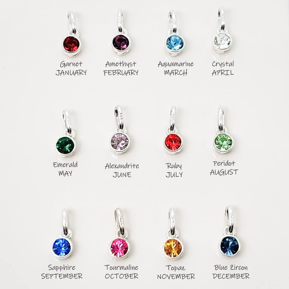 Sterling Silver 18th Birthday Necklace with Birthstone