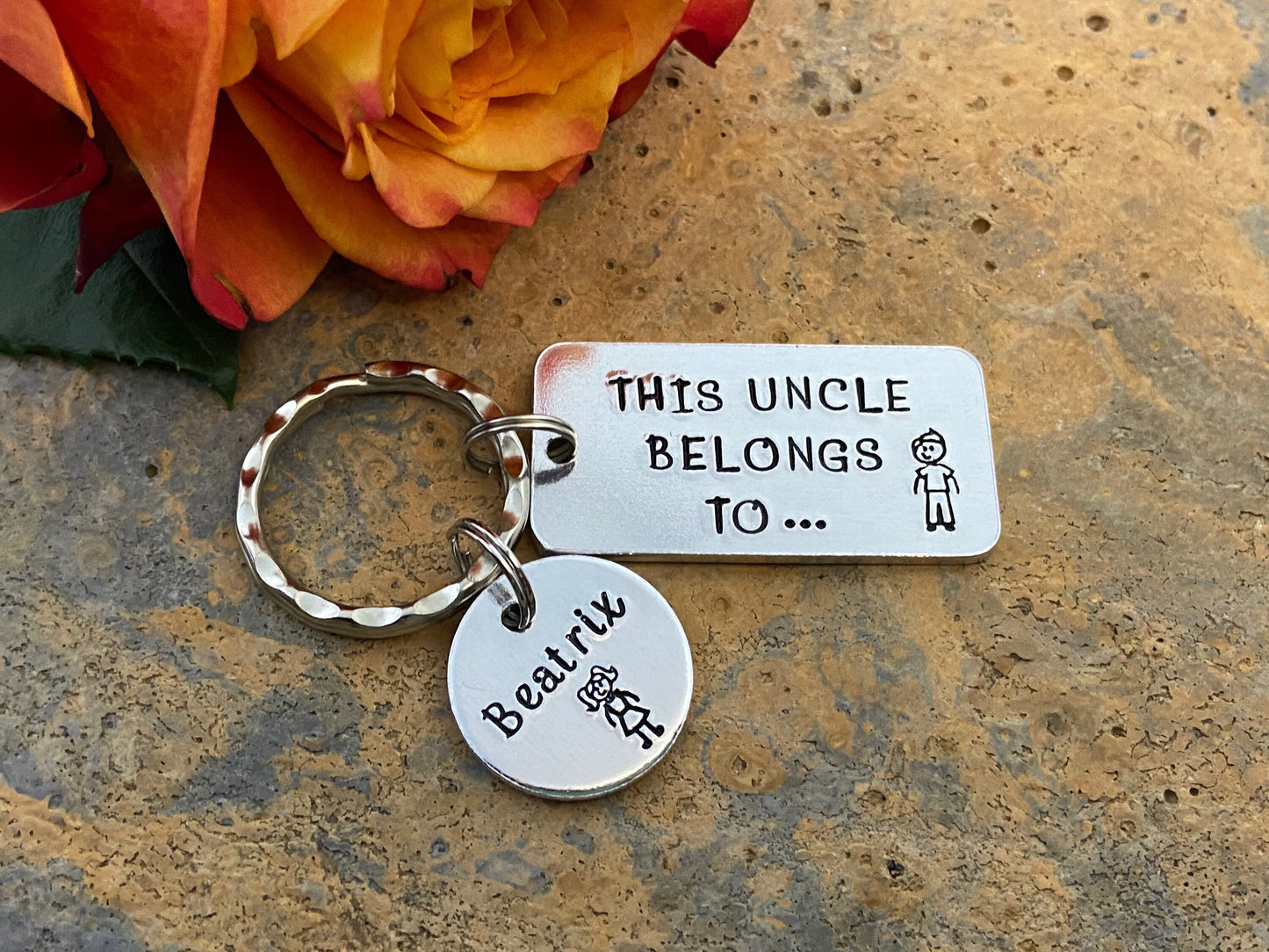 'This Uncle Belongs To' Keyring