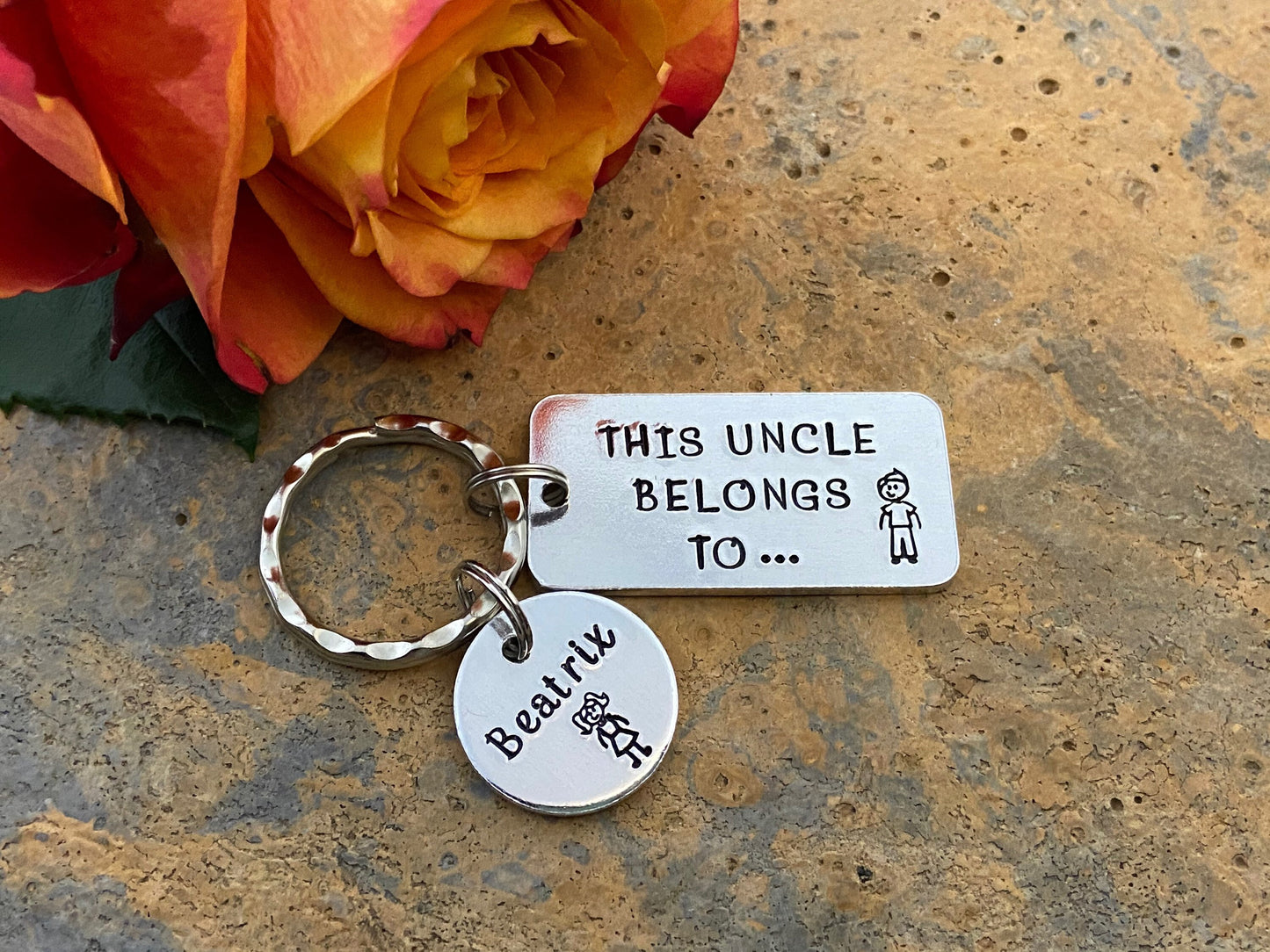 'This Uncle Belongs To' Keyring