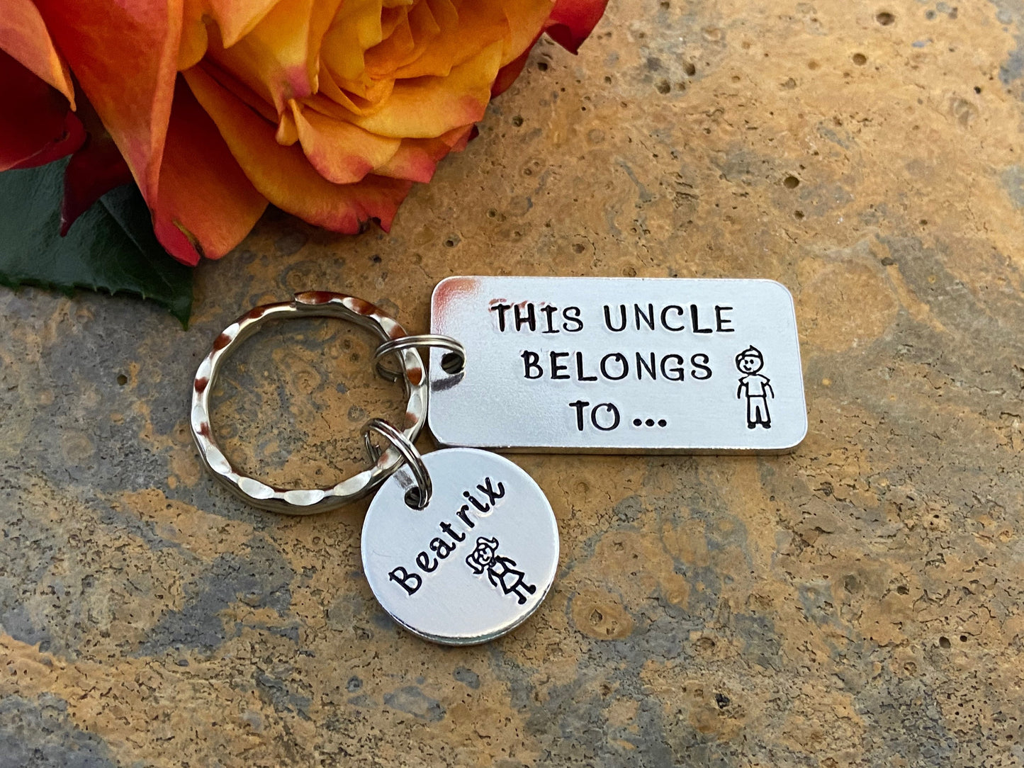 'This Uncle Belongs To' Keyring