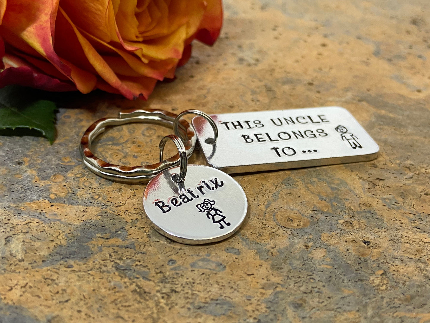 'This Uncle Belongs To' Keyring