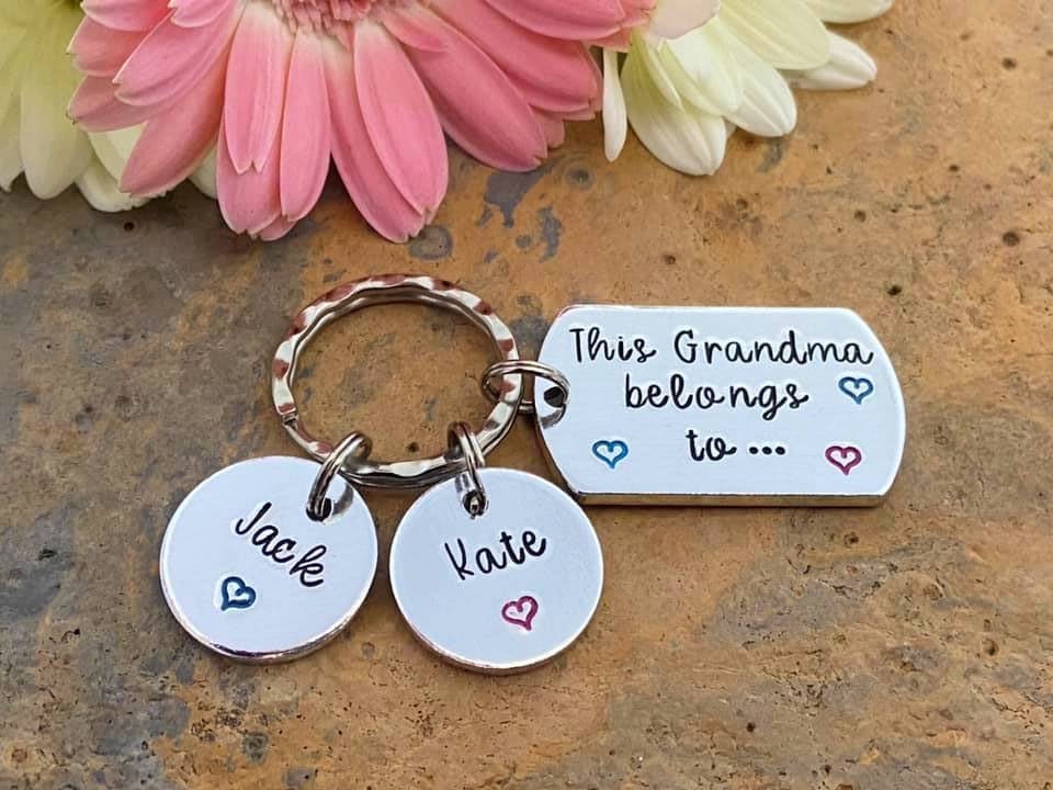 'This Grandma belongs to' Keyring