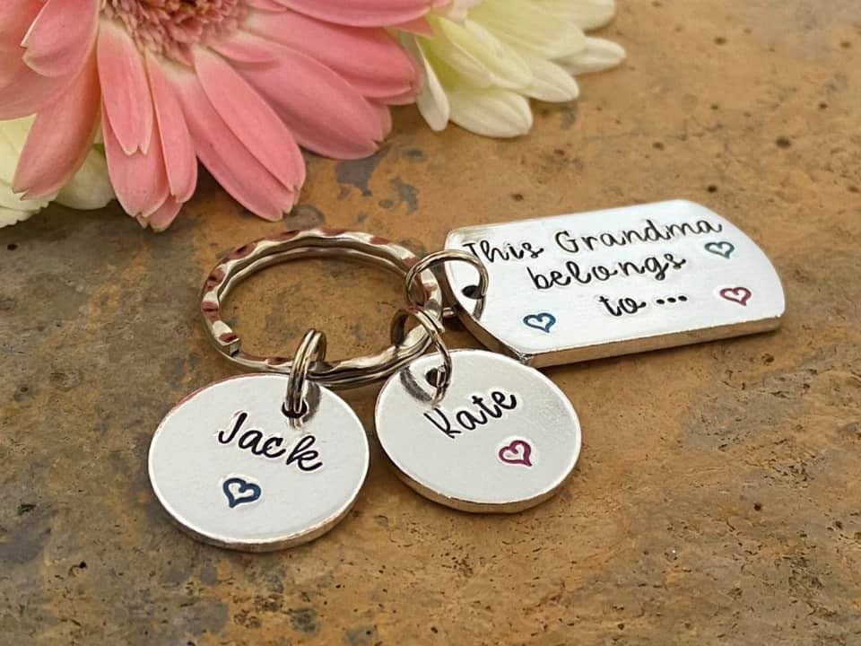 'This Grandma belongs to' Keyring