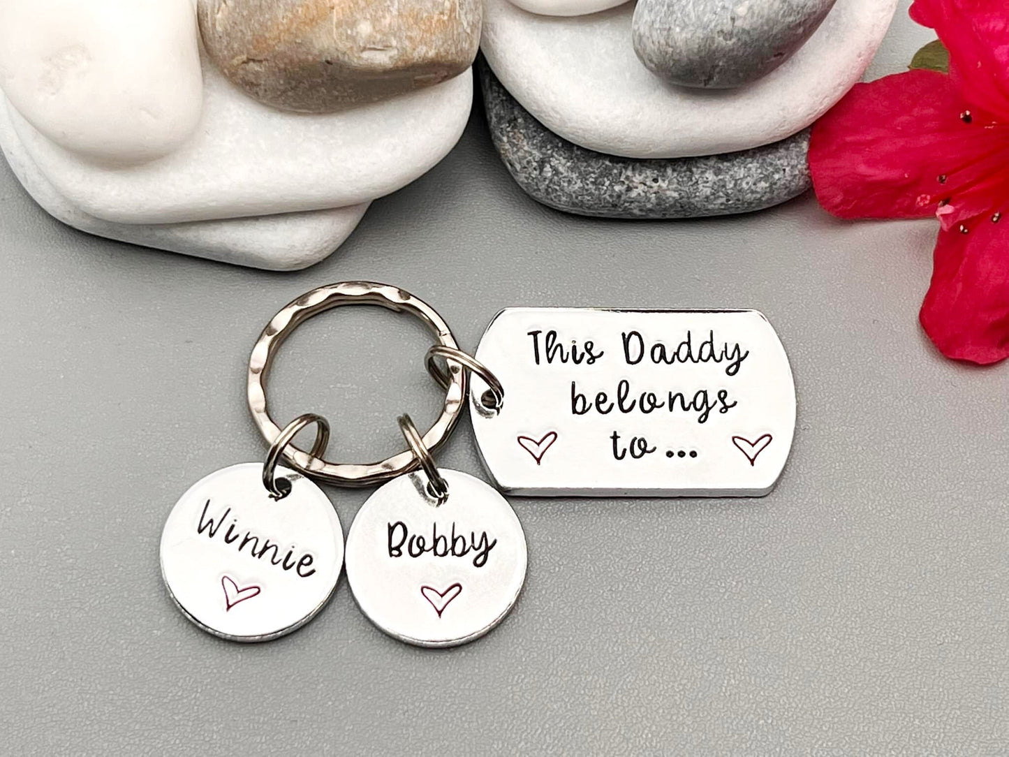 'This Daddy Belongs To' Keyring