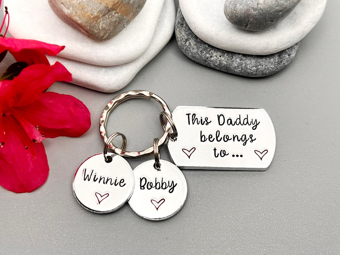 'This Daddy Belongs To' Keyring