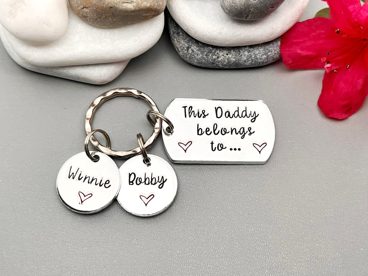 'This Daddy Belongs To' Keyring