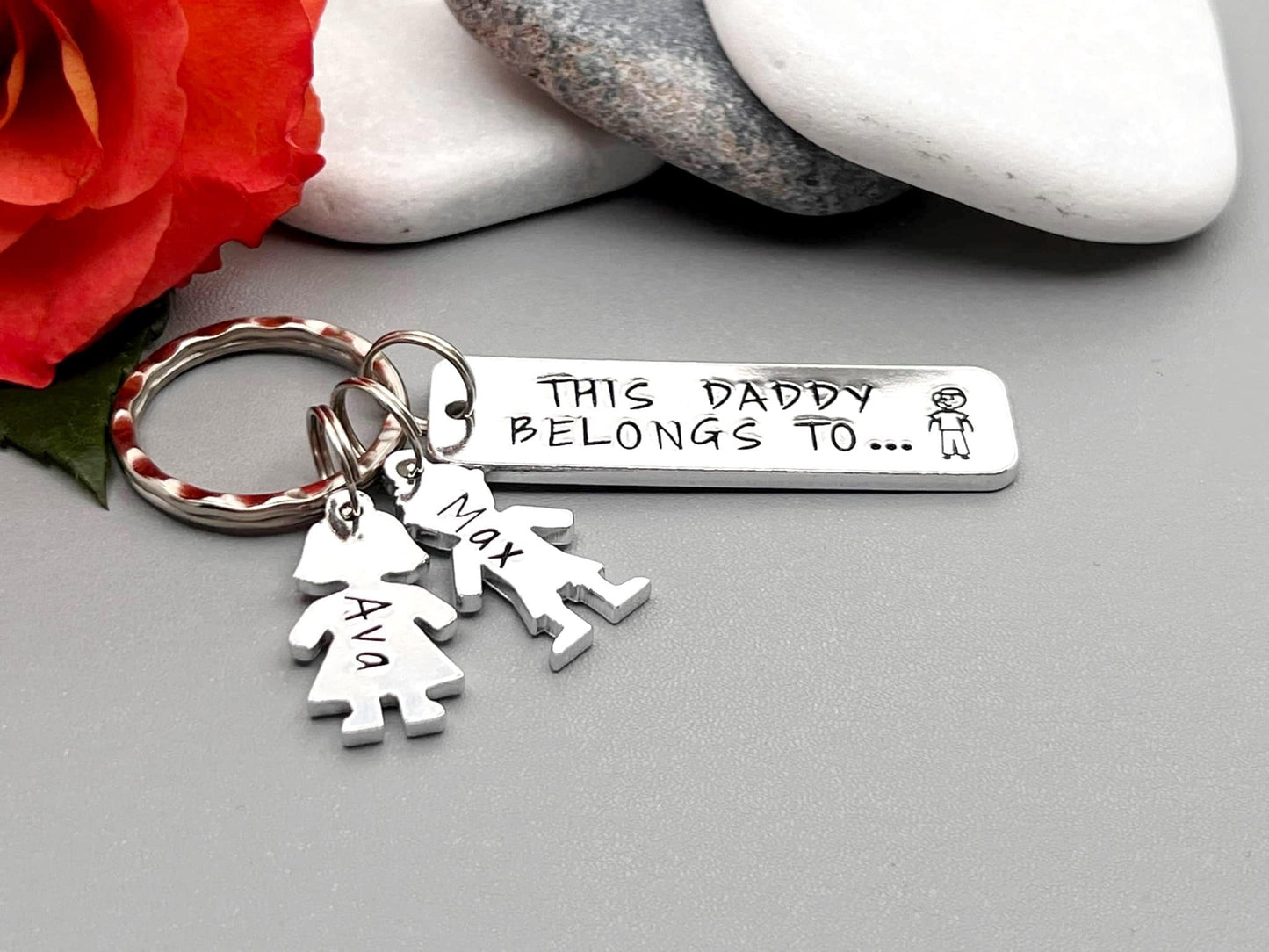 'This Daddy Belongs To' Keyring