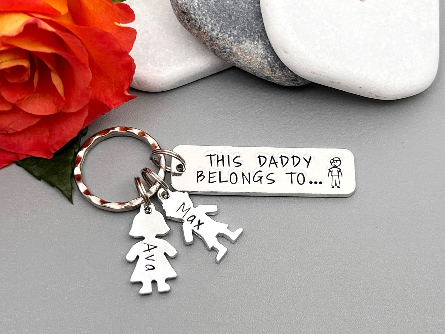 'This Daddy Belongs To' Keyring