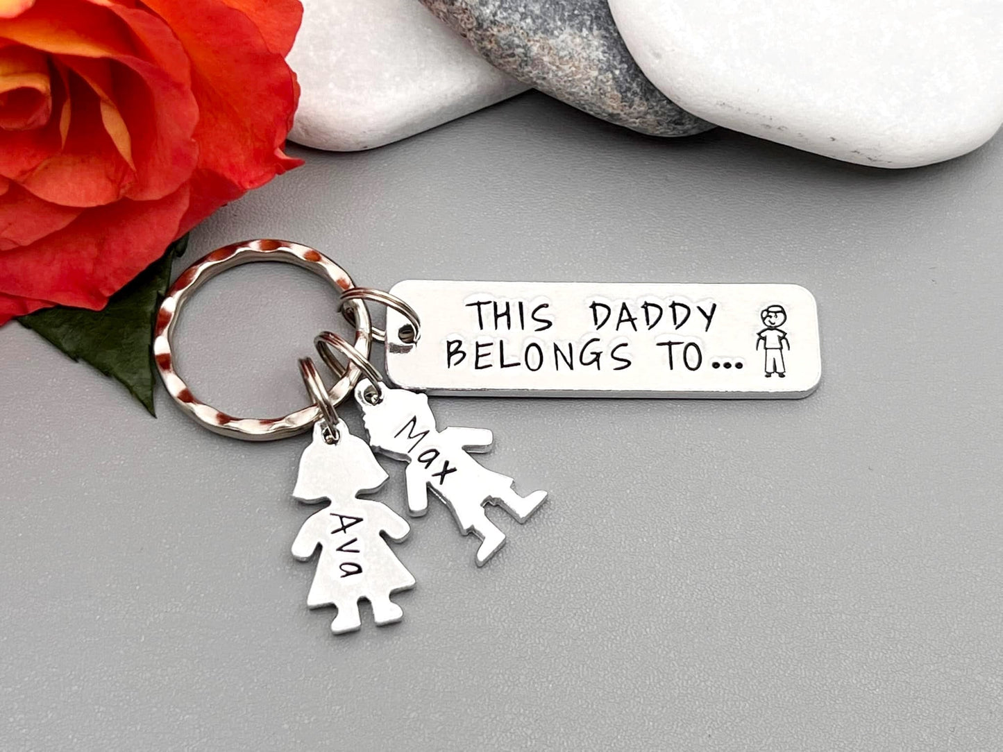 'This Daddy Belongs To' Keyring