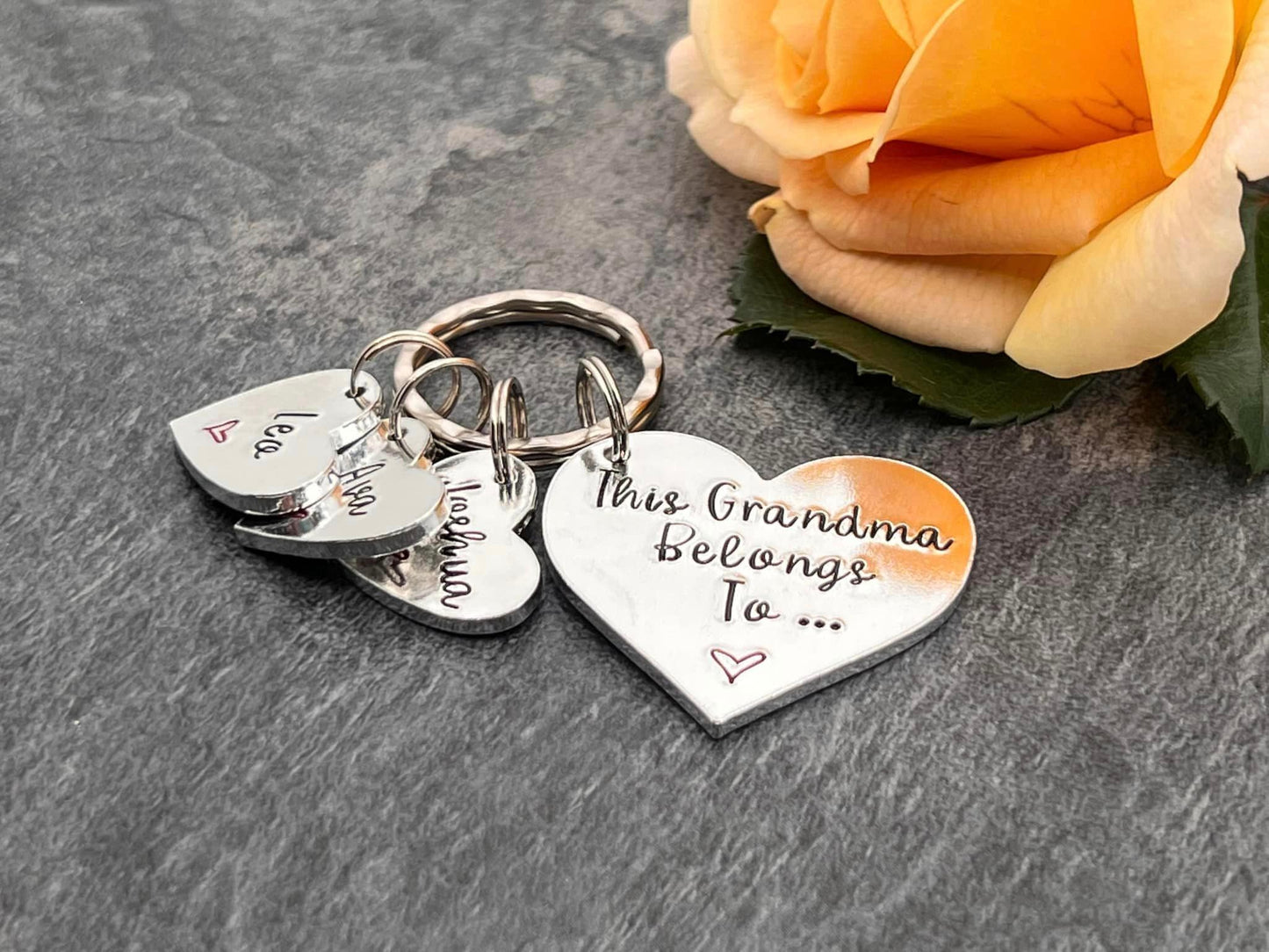 'This Grandma Belongs To' Keyring