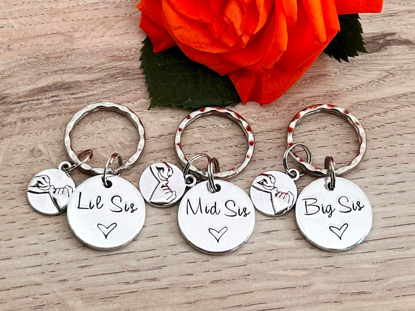Pinky Promise Sister's Keyring