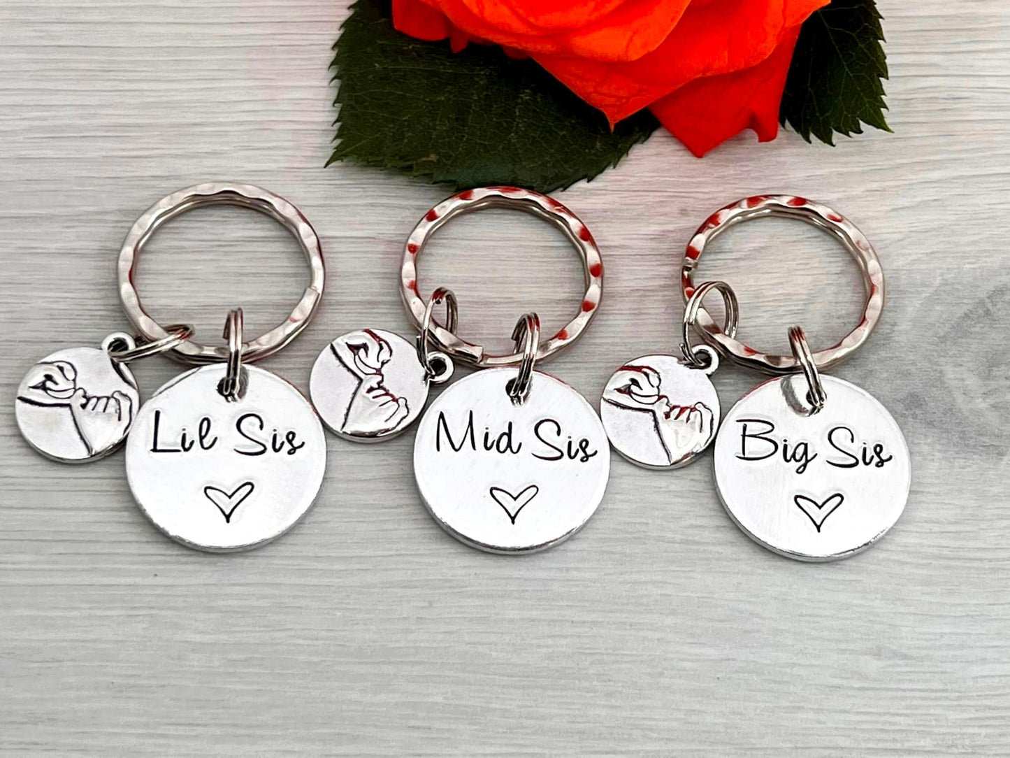 Pinky Promise Sister's Keyring