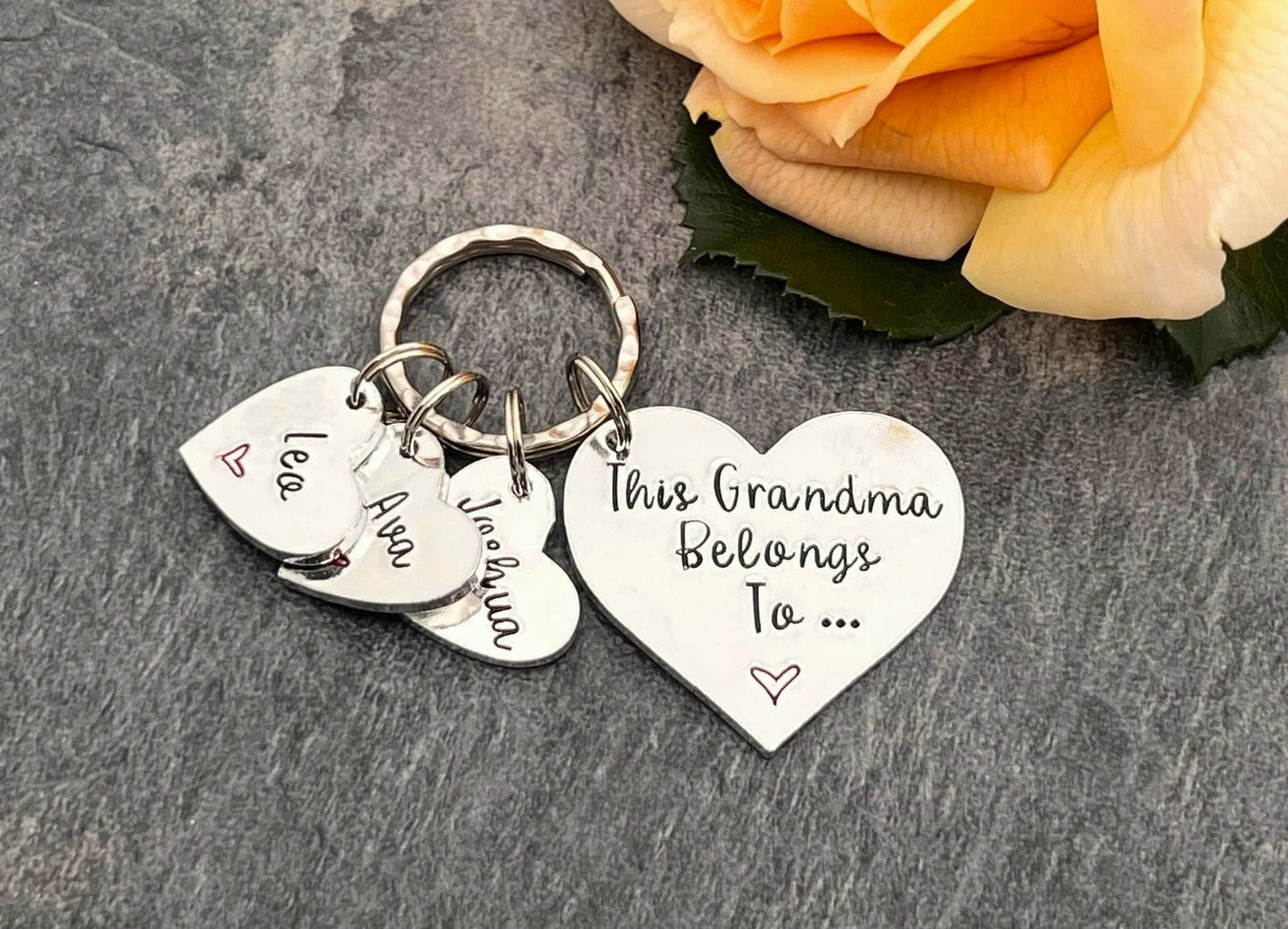 'This Grandma Belongs To' Keyring