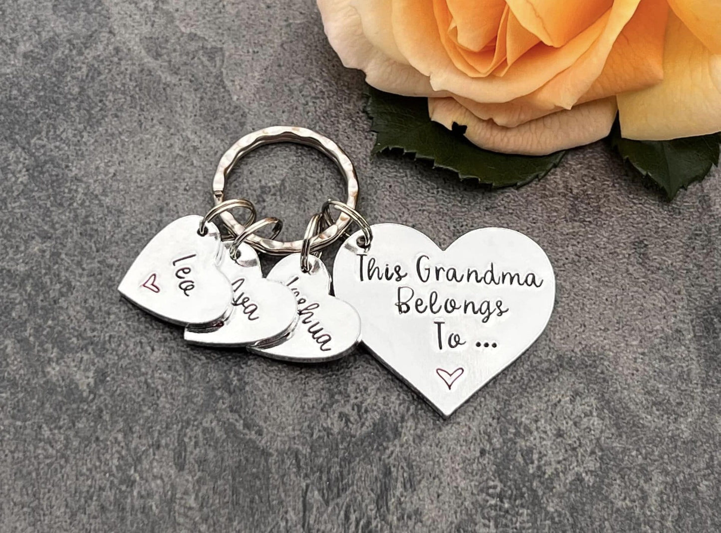 'This Grandma Belongs To' Keyring