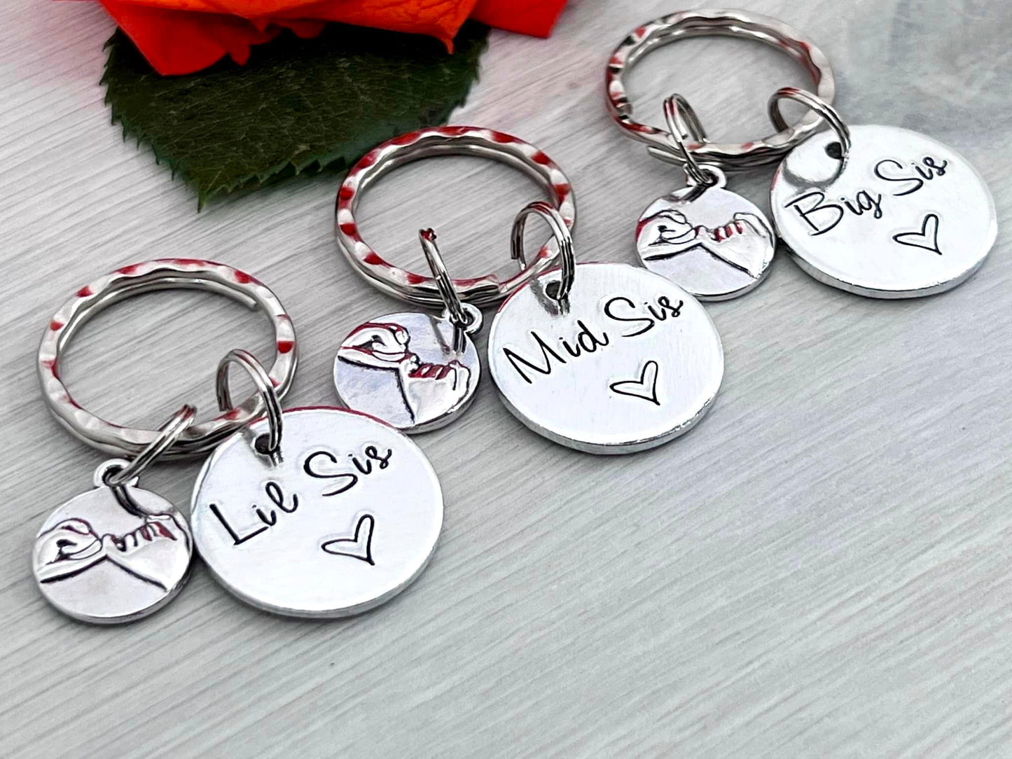 Pinky Promise Sister's Keyring