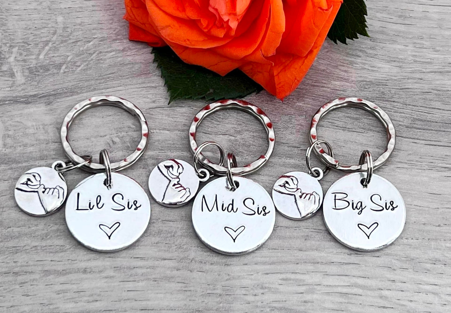 Pinky Promise Sister's Keyring