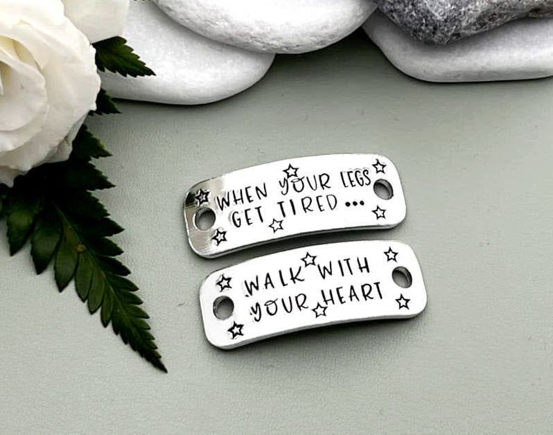 'When Your Legs Get Tired' Trainer Tags