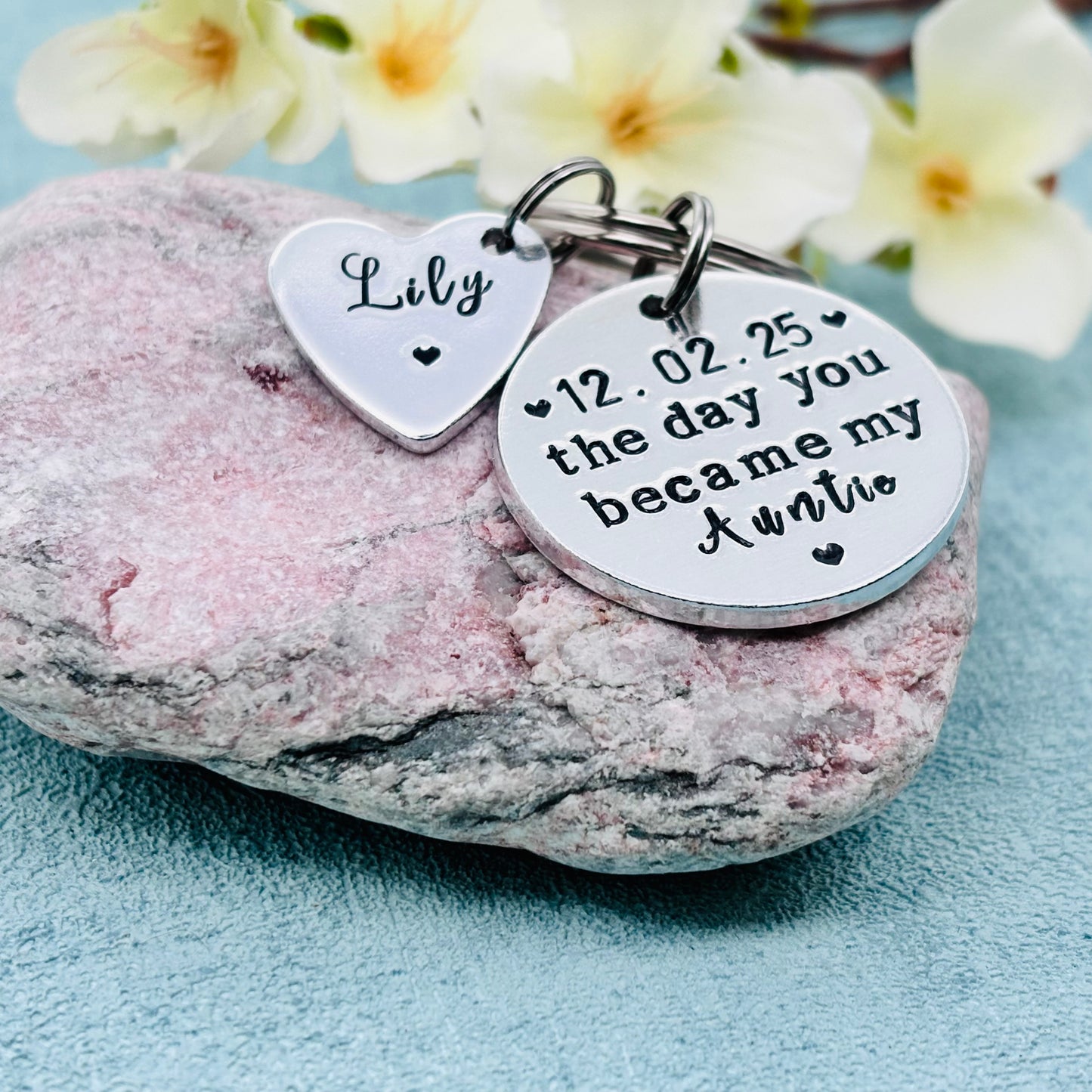 'The Day You Became My Auntie' Keyring