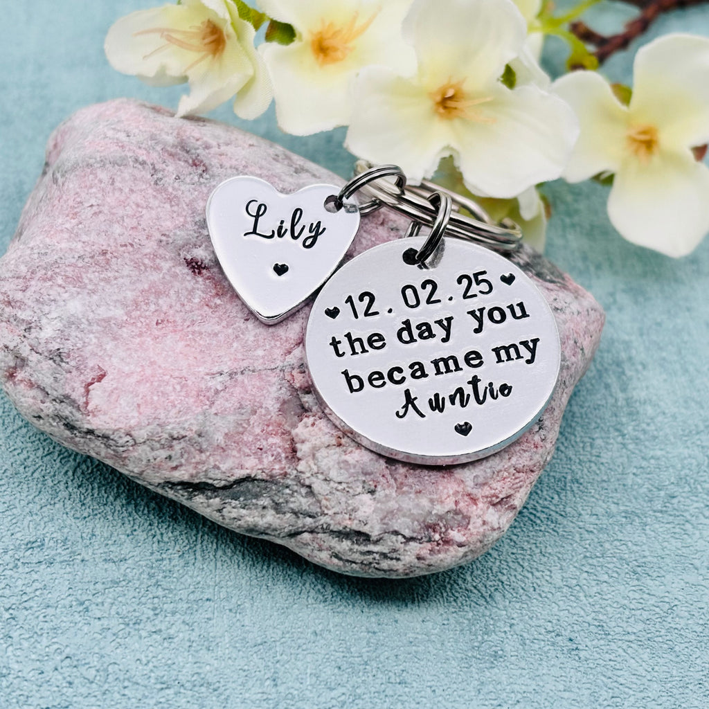 'The Day You Became My Auntie' Keyring