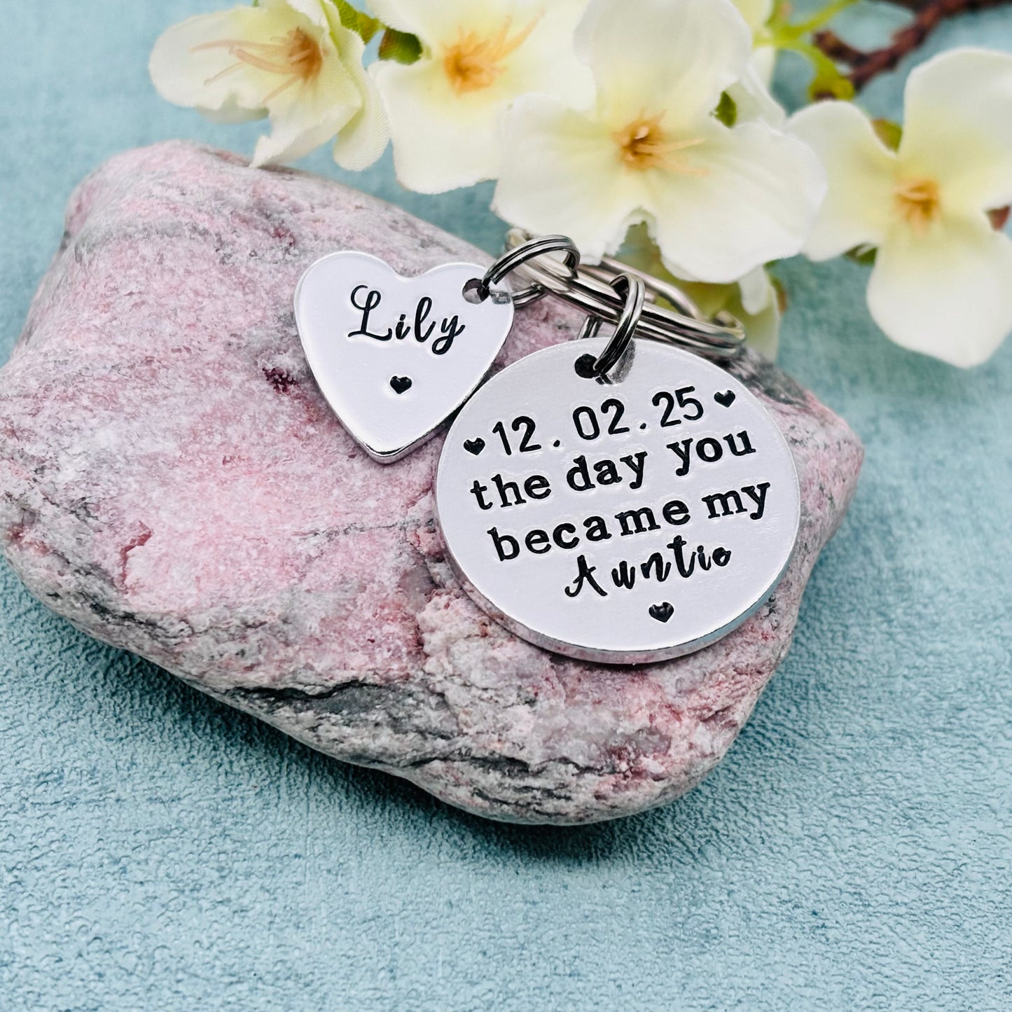 'The Day You Became My Auntie' Keyring