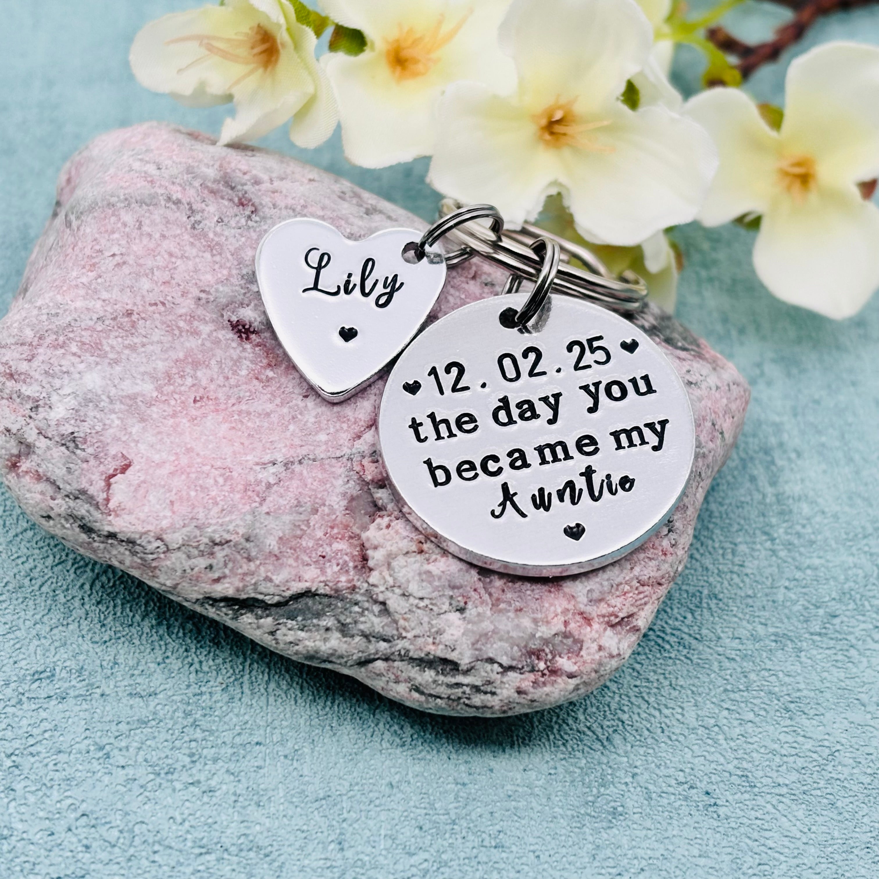 'The Day You Became My Auntie' Keyring