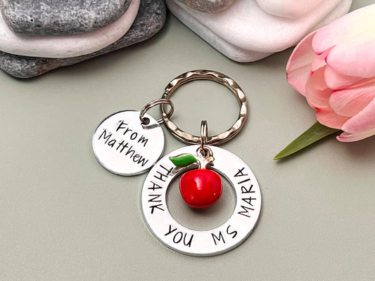 'Thank You Teacher' Keyring