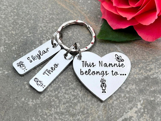 'This Nanny Belongs To' Keyring