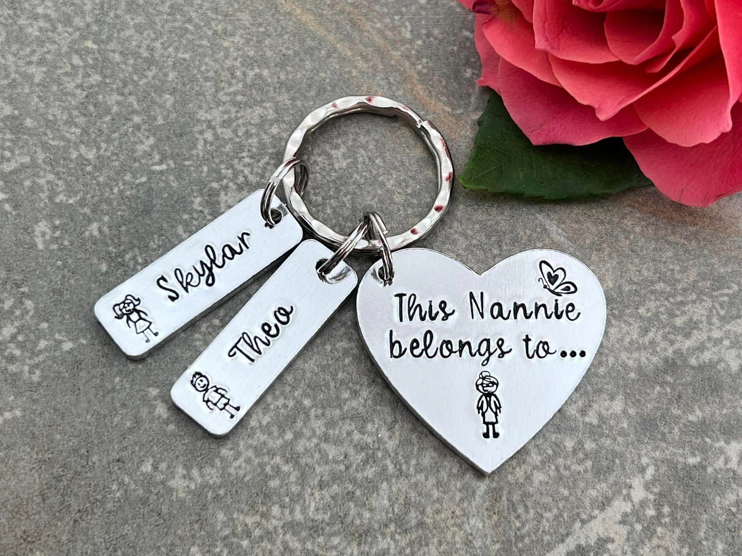 'This Nanny Belongs To' Keyring