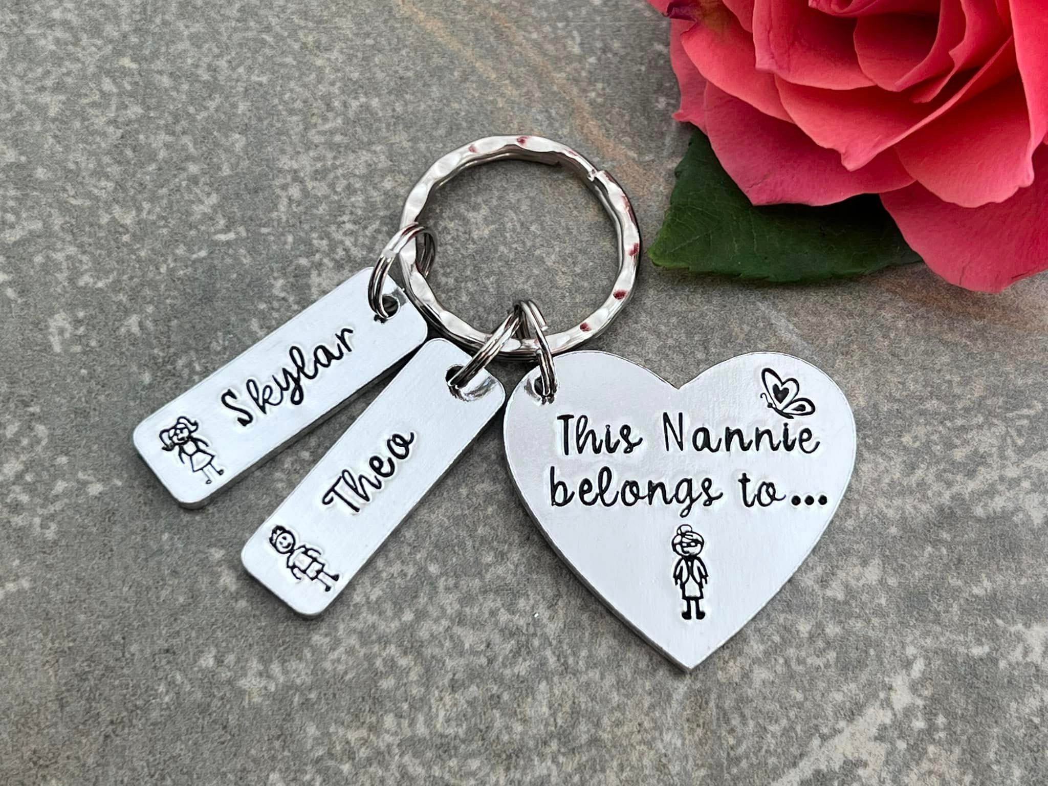 'This Nanny Belongs To' Keyring