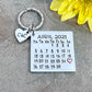 Special Date Calendar Keyring