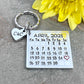 Special Date Calendar Keyring