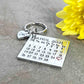 Special Date Calendar Keyring