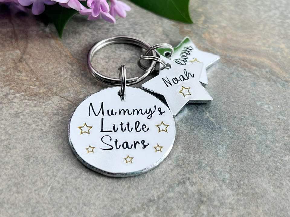 'Mummy's Little Stars' Keyring