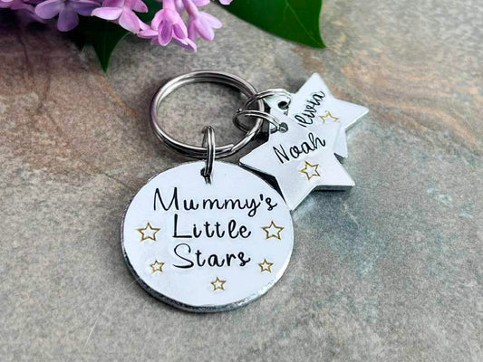 'Mummy's Little Stars' Keyring