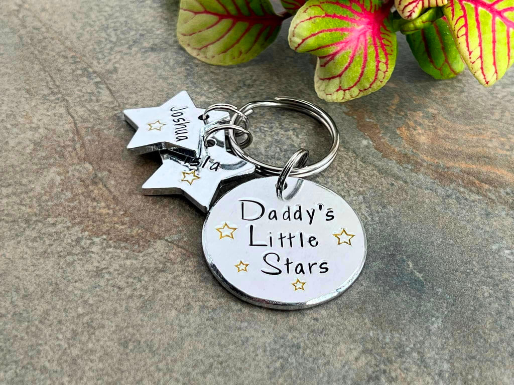 'Daddy's little stars' Keyring