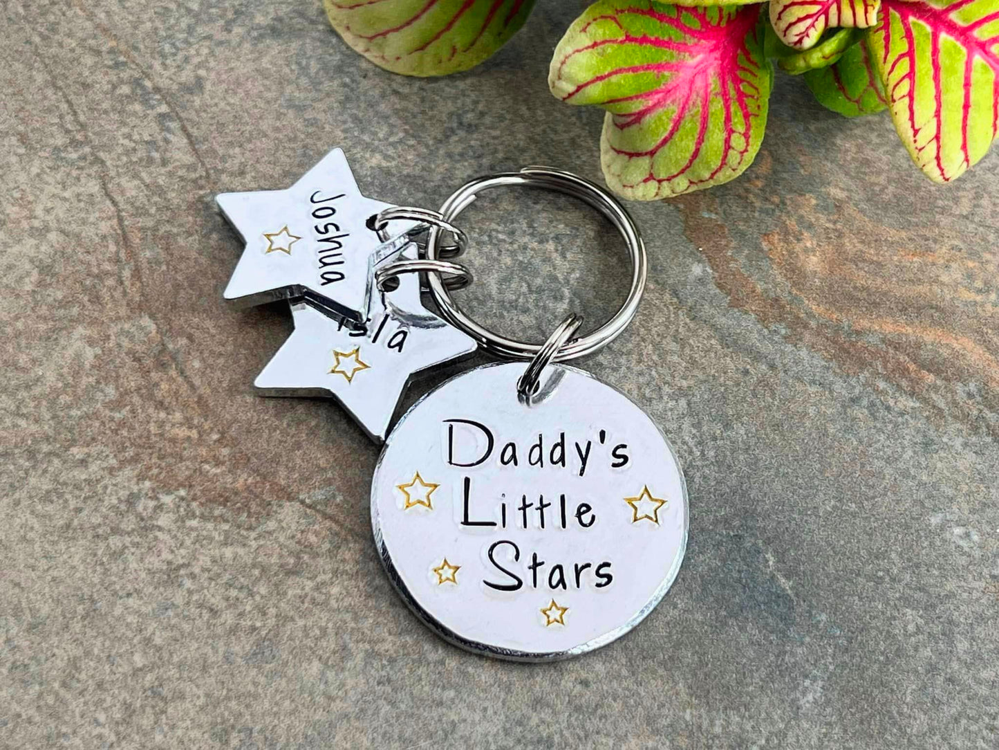'Daddy's little stars' Keyring