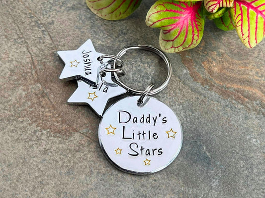 'Daddy's little stars' Keyring