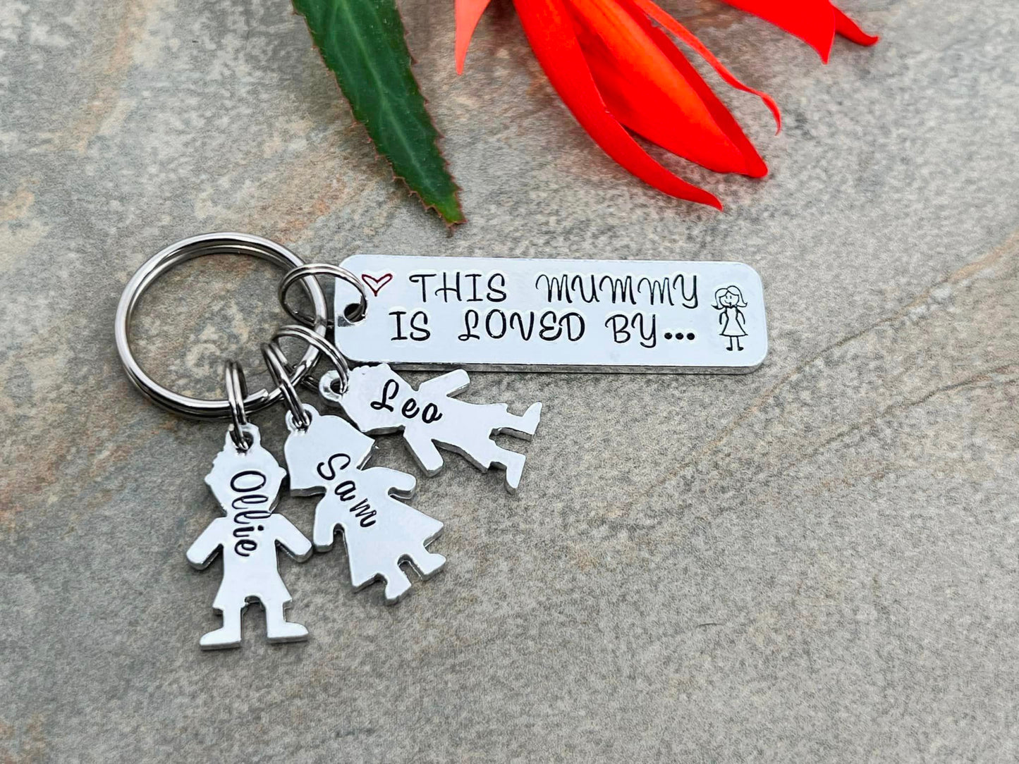 'This Mummy is loved by' Keyring