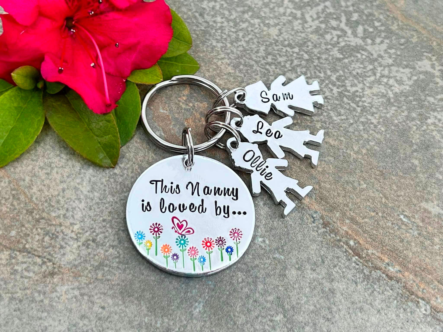 'This Nanny Is Loved By' Keyring