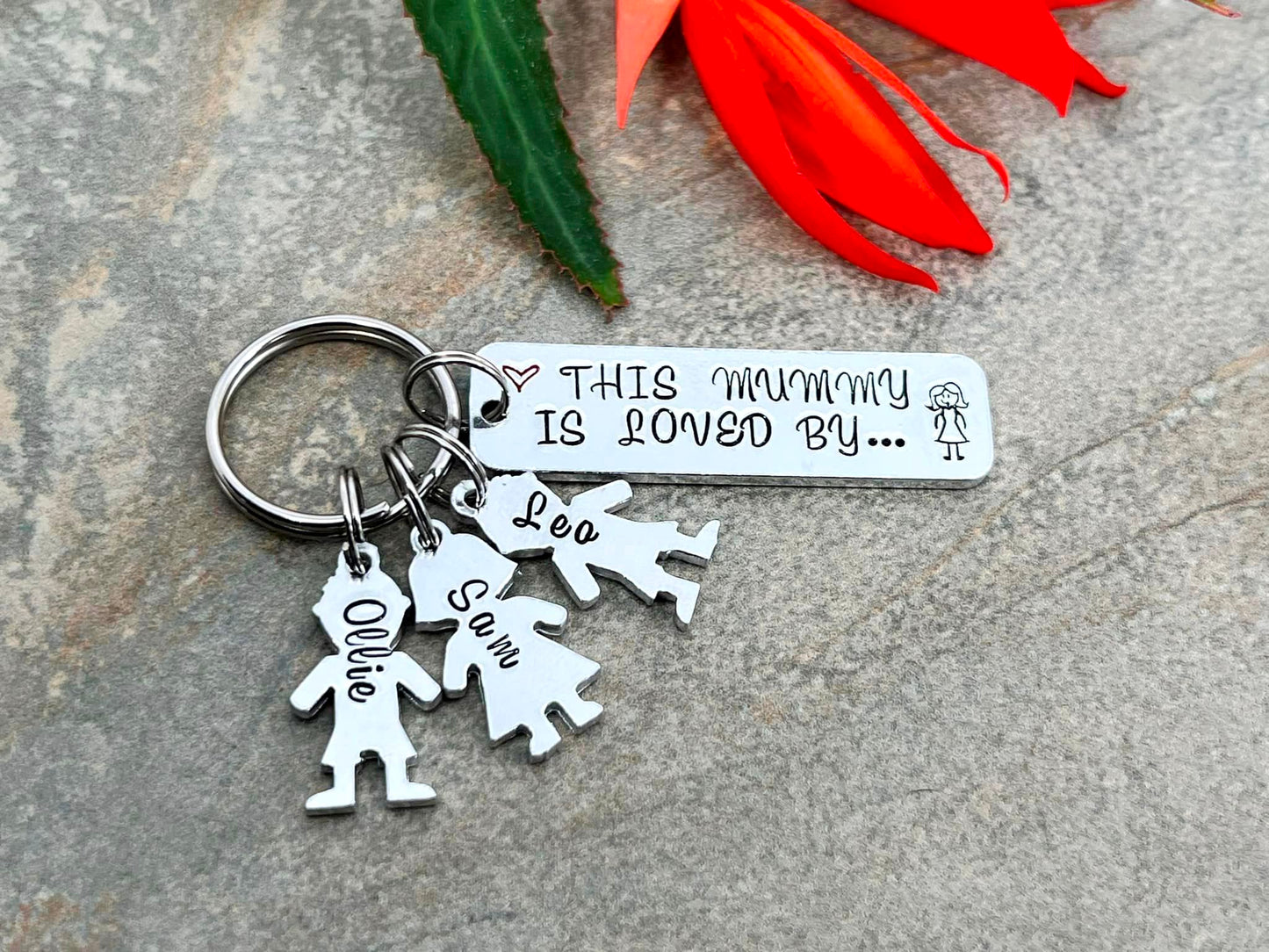 'This Mummy is loved by' Keyring