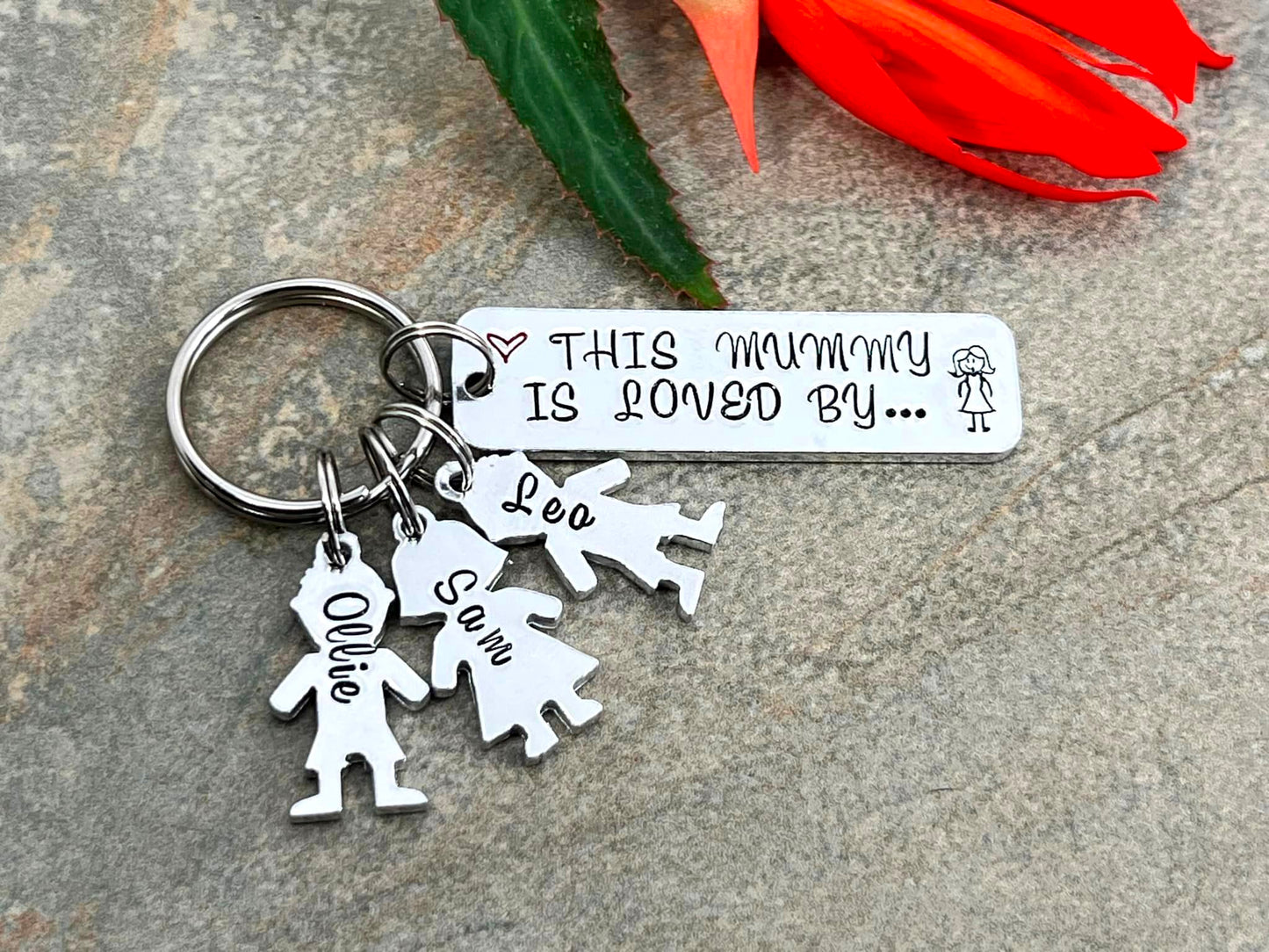 'This Mummy is loved by' Keyring