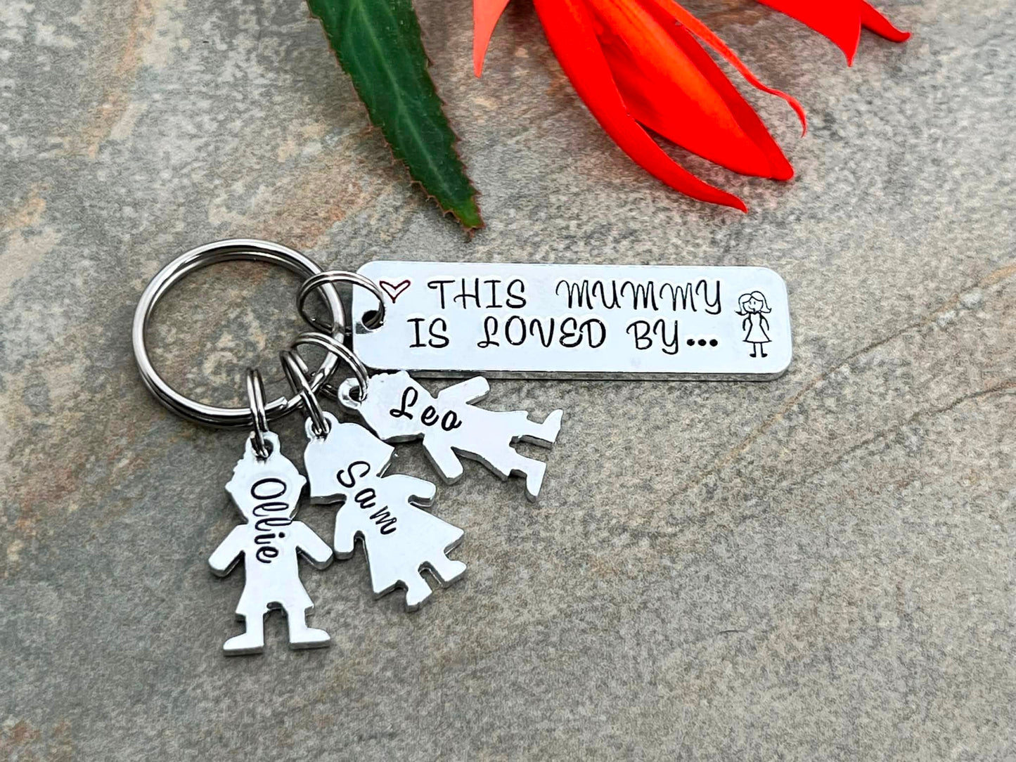 'This Mummy is loved by' Keyring