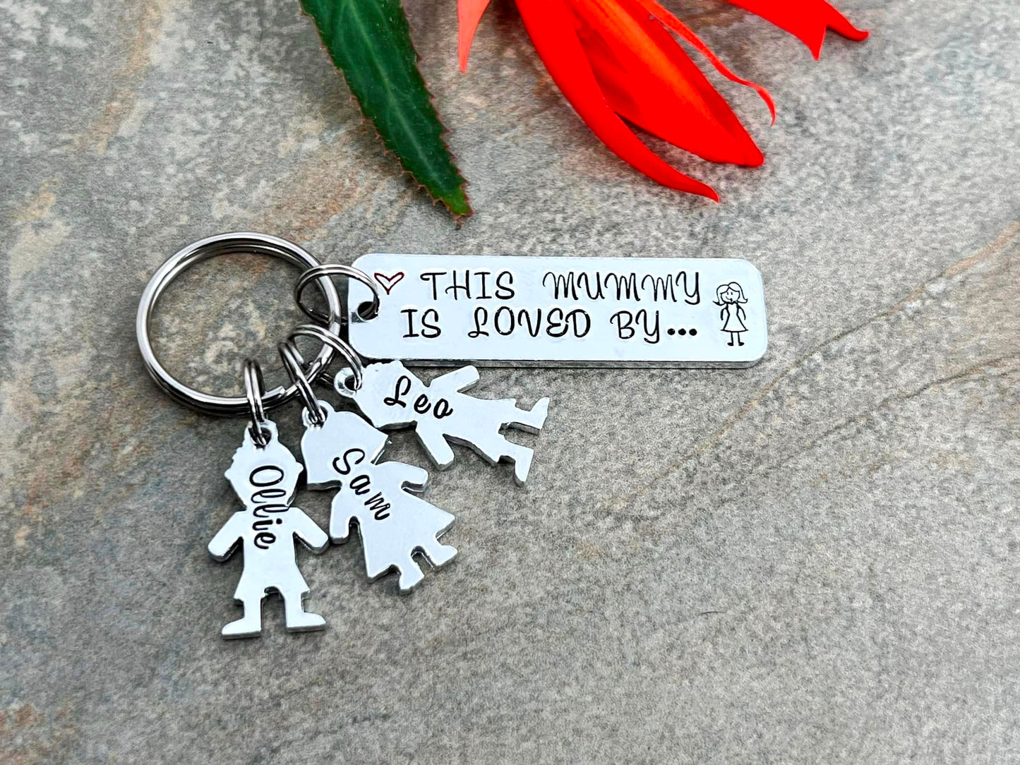 'This Mummy is loved by' Keyring