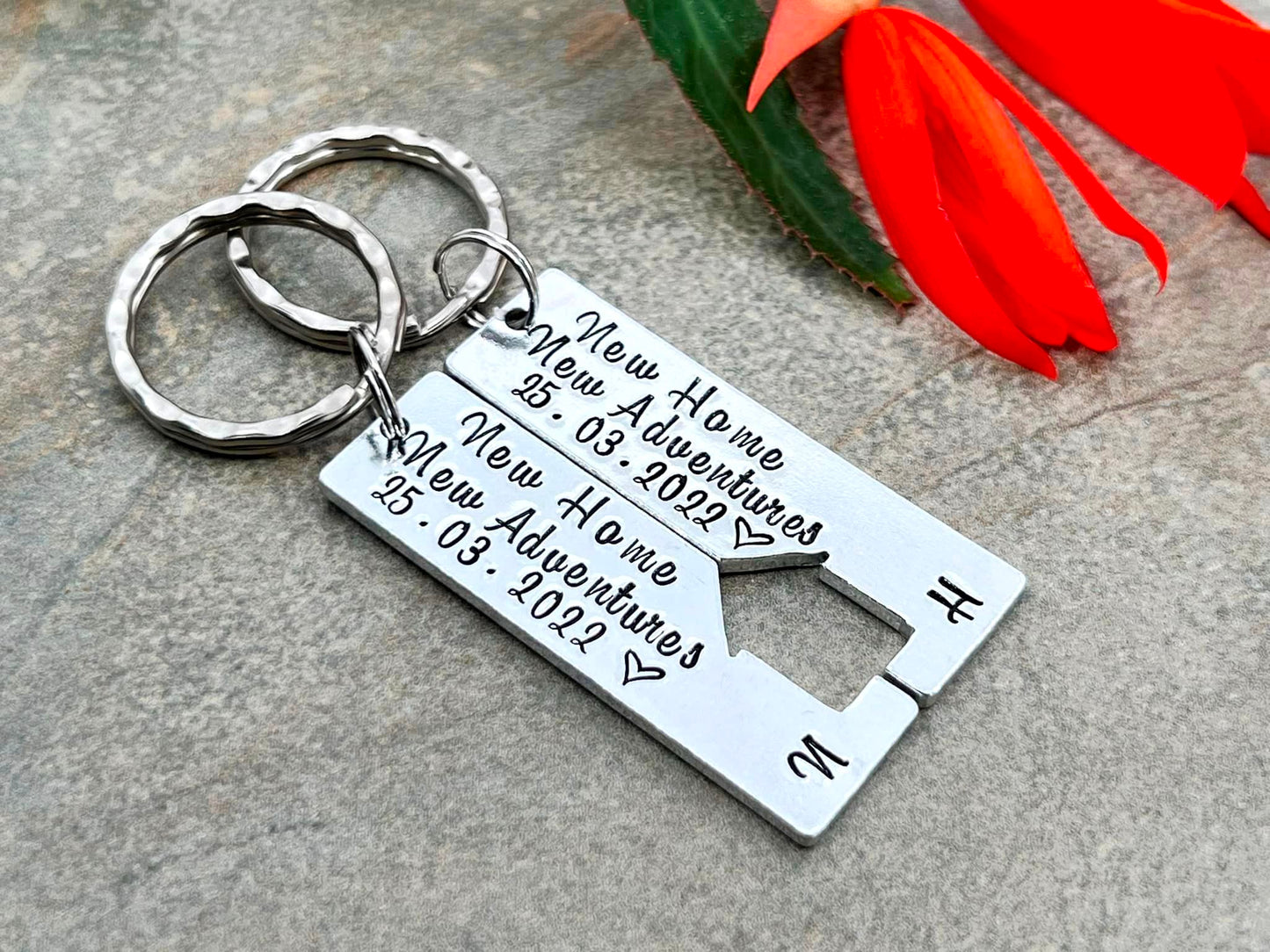 New Home New Adventures Keyring Set